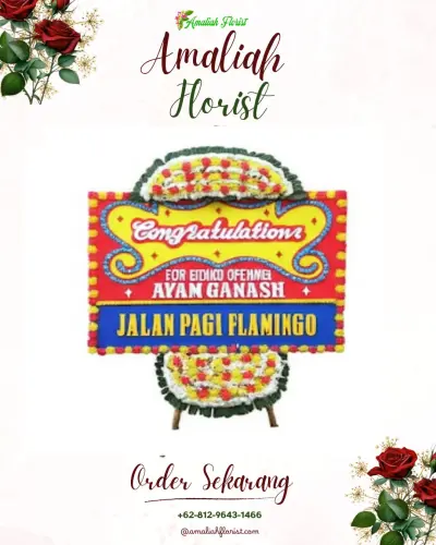 Bunga Papan Congratulation di Munggu